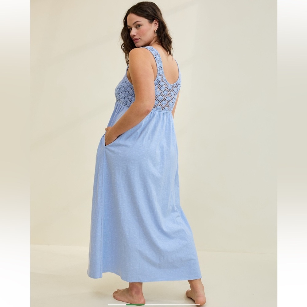 [Aerie] NWT Crochet Maxi Dress
